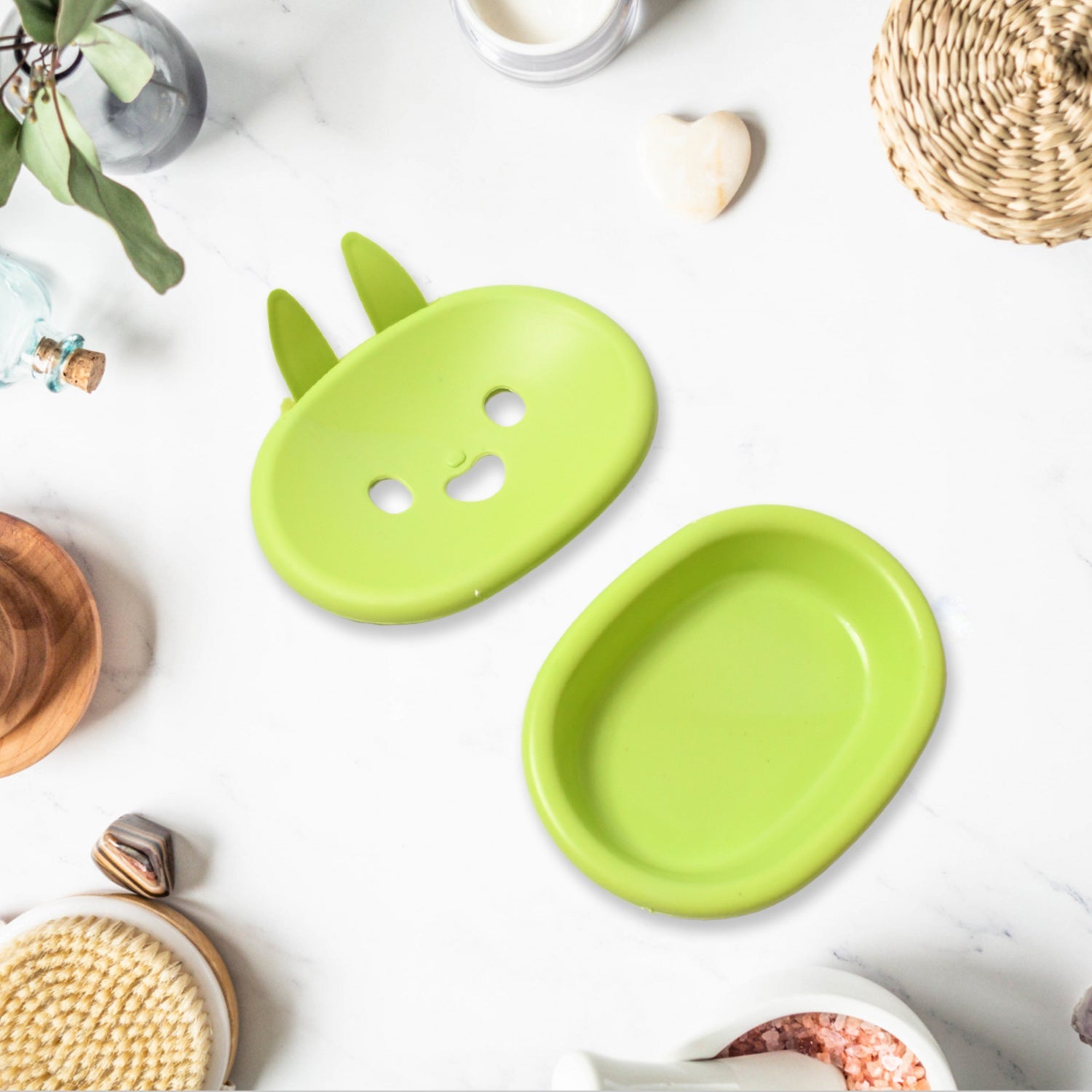 Soap Box Drain soap Box Cute Rabbit Shape Double soap Bowl Box Plastic Rack Storage Rack Bathroom Toilet Storage Box ,Sabudani Soap Box Drain soap Box Cute Rabbit Shape Double soap Bowl Box Plastic Rack Storage Rack Bathroom Toilet Storage Box ,Sabudani